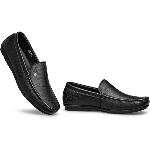 Mens Loafers ampamp Slipons Soft Genuine Leather Shoes for Men XDF1860 24 SpringBlack