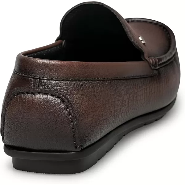 Mens Loafers ampamp Slipons Soft Genuine Leather Shoes for Men XDF1860 24 SpringBrown