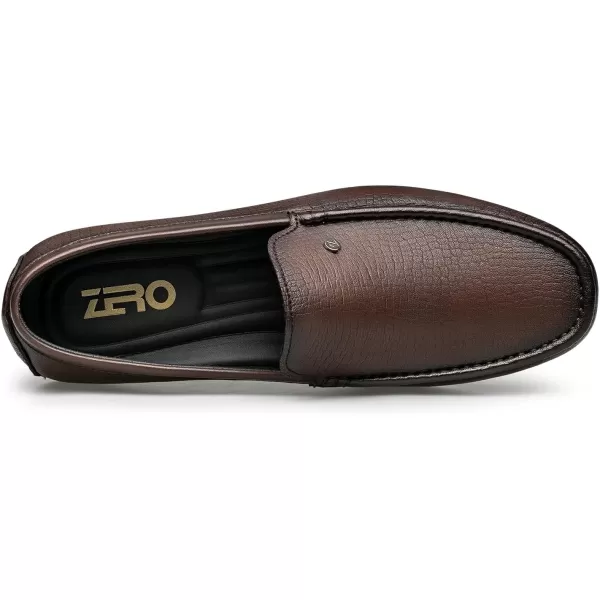 Mens Loafers ampamp Slipons Soft Genuine Leather Shoes for Men XDF1860 24 SpringBrown