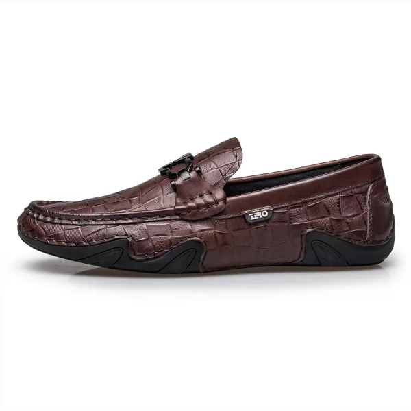 ZRO Mens R056 Casual Driving LoaferBrown