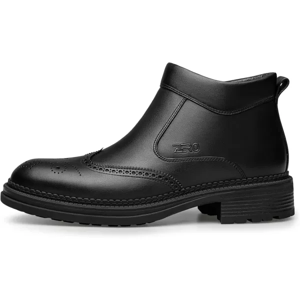 ZRO Mens Winter Snow Loafers Slip on Keep Warm Wide A1225836TDWinterBlack