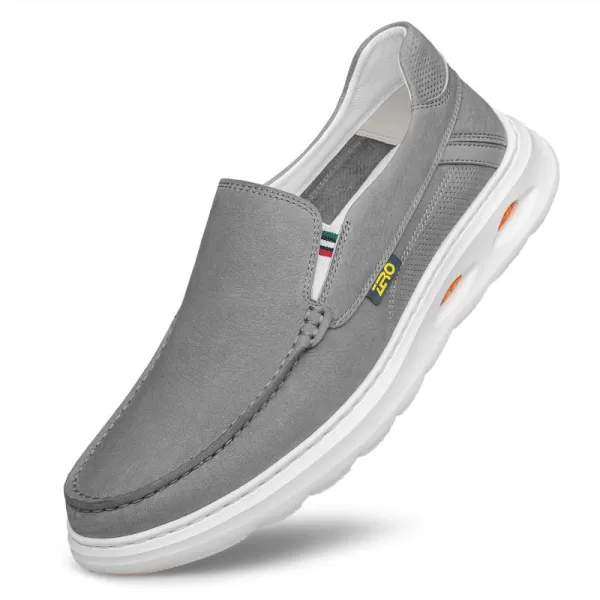 Loafer Mens Genuine Leather Simple UTip Soft RF1968T 24 SpringGrey
