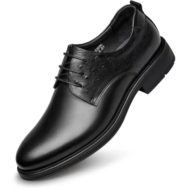 Mens Business Shoes Cowhide Leather Simple AntiSlipB1223680AutumnBlack