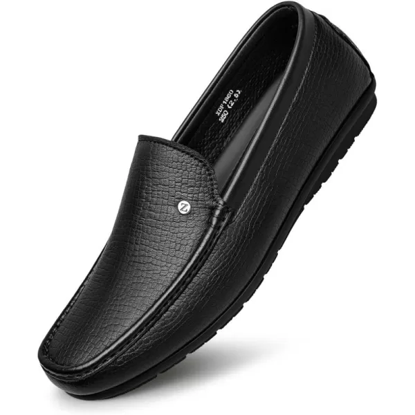 Mens Loafers ampamp Slipons Soft Genuine Leather Shoes for Men XDF1860 24 SpringBlack