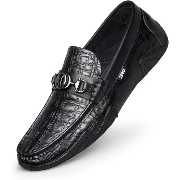 ZRO Mens N297 Fashion Driving Loafer Black US 8