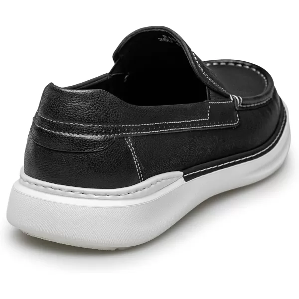 imageMens Loafers ampamp Slipons Genuine Leather Thick Sole Lightweight R1312323 SpringBlack