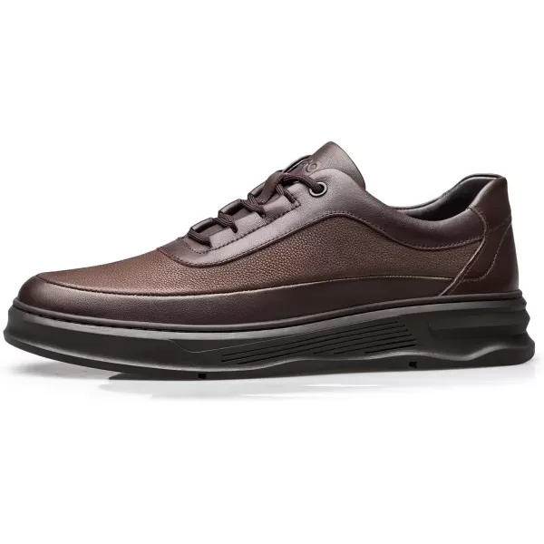 imageZRO Mens D526 Non Slip Casual Fashion SneakersBrown