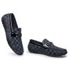imageZRO Mens Workplace Commuting Business Casual Shoes  Light Luxury and Comfortable Loafers  Wear Resistant and NonSlip Top Layer Cowhide Driving Shoes Universal for All SeasonsBlue