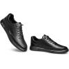 imageZRO Mens S728 No Tie Shoelaces Street Fashion SneakersBlack