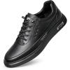 imageZRO Mens S728 No Tie Shoelaces Street Fashion SneakersBlack