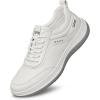 imageZRO Mens Slip on Sneakers no lace Type Easy to wear Walking Shoes for Men XYF1832 24 SpringWhite