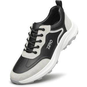 imageMens Suede Sneakers with Genuine Leather Laces  The Perfect Blend of Style and Comfort Y1303223 SpringBlack