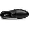 imageZRO Mens Light Luxury Soft Fashion Business Casual Shoes Lightweight and Comfortable Lace up Four Seasons Versatile Mens Formal ShoesBlack
