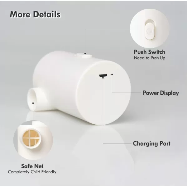FLEXTAILGEAR MAX Pump 2020 Portable Air Pump with 3600mAH Battery USB Rechargeable Air PumpQuick Inflate Deflate for Sleeping Pads Air Mattress Pool Toys Floats Swimming Ring Air Bed GreenMP2020 Orange