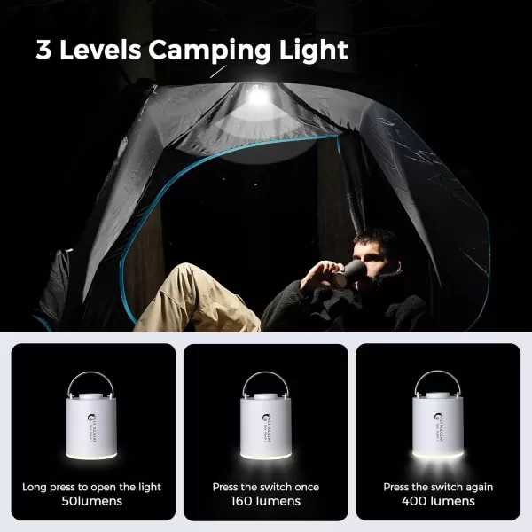 FLEXTAILGEAR Tiny Pump X Portable Air Pump Camping Light UltraMini Air Pump with 1300mAh Battery USB Rechargeable for Sleeping Pads Pool Floats Air Bed Air Mattress Swimming RingGray