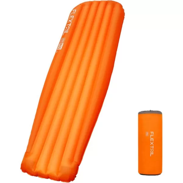 FLEXTAILGEAR Inflatable Sleeping Pad with 6R Value  Ultralight 28 Inch Camping Mattress 4 Seasons Compact Backpacking Gear Essentials for Camping Traveling Hiking and TentTapered