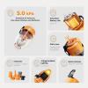 imageFLEXTAILGEAR Max Pump 3 Portable Air Pump for Inflatables 5Kpa Electric Air Pump 500Lmin Air Mattress Pump with Camping Light for Inflatable Pillows Swim Rings Storage Bags Air MattressesBoatsOrange