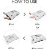 imageFLEXTAILGEAR Atmos Portable Vacuum Pump Electric Mini Compression Air Pump Rechargeable MultiFunctional Vacuum Pump with 6 Cloth Vacuum Bag ampamp2 Food Vacuum Bags for Travel and Home Use Black