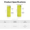 imageFLEXTAILGEAR Portable Sleeping Pad with Electric Air Pump 35 RValue Self Inflating Sleeping Pad Ultralight Air Mattress for Camping Backpacking Hiking Travel RegularTwin