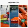 imageFLEXTAILGEAR Portable Sleeping Pad with Electric Air Pump 56 RValue Self Inflating Sleeping Pad Ultralight Air Mattress for Camping Backpacking Hiking Travel LargeTwin XL