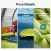 imageFLEXTAILGEAR Portable Sleeping Pad with Electric Air Pump 94 RValue Self Inflating Sleeping Pad Ultralight Air Mattress for Camping Backpacking Hiking Travel LargeTwin XL