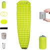 imageFLEXTAILGEAR Portable Sleeping Pad with Electric Air Pump 94 RValue Self Inflating Sleeping Pad Ultralight Air Mattress for Camping Backpacking Hiking Travel LargeTwin XL