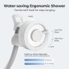 imageFLEXTAILGEAR MAX Shower Portable Shower for Camping Rechargeable Outdoor Camping Shower Portable Shower Pump with USBCShower Pump for Hiking Car wash Pet Cleaning Beach VacationsPearl White