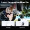 imageFLEXTAILGEAR Tiny Shower Portable Shower for Camping Rechargeable Camping Outdoor Shower Portable Shower Pump for Hiking Waterproof Outdoor Camp Pump Car wash Pet Cleaning Beach Vacations