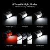 imageFLEXTAILGEAR Ultra Lightweight Headlamp 600 Lumen USBC Rechargeable Headlamp with White Red Light Adjustable Headband for Camping Back Packing Hiking and Fishing