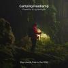 imageFLEXTAILGEAR Ultra Lightweight Headlamp 600 Lumen USBC Rechargeable Headlamp with White Red Light Adjustable Headband for Camping Back Packing Hiking and Fishing