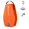 imageFLEXTAILGEAR Camping Shower Bag with Builtin Electric Pump Portable Camp Shower 5 Gallons Rechargeable Pressure Outdoor Shower with Thermometer Large Water Inlet