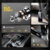 imageFLEXTAILGEAR Tire Inflator Portable Air Compressor Knob Pressure Control with 25D Curved Screen Fast Air Compressor for Car Bike ampamp Inflatables  Rechargeable Air Pump with LED Display ampamp Auto Stop