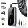 imageFLEXTAILGEAR Tire Inflator Portable Air Compressor Knob Pressure Control with 25D Curved Screen Fast Air Compressor for Car Bike ampamp Inflatables  Rechargeable Air Pump with LED Display ampamp Auto Stop
