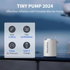 image:imageFLEXTAILGEAR 4kPa Air Pump for Inflatables Portable Air Mattress Pump Mini Camping Air Pump Rapid InDeflation with 180 Lmin Airflow for Sleeping Pads Pool FloatSwimming Ring Vacuum Storage Bagswhite