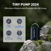 image:imageFLEXTAILGEAR 4kPa Air Pump for Inflatables Portable Air Mattress Pump Mini Camping Air Pump Rapid InDeflation with 180 Lmin Airflow for Sleeping Pads Pool FloatSwimming Ring Vacuum Storage Bagsblack