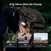 image:imageFLEXTAILGEAR 4kPa Air Pump for Inflatables Portable Air Mattress Pump Mini Camping Air Pump Rapid InDeflation with 180 Lmin Airflow for Sleeping Pads Pool FloatSwimming Ring Vacuum Storage Bagsorange