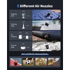 image:imageFLEXTAILGEAR 4kPa Air Pump for Inflatables Portable Air Mattress Pump Mini Camping Air Pump Rapid InDeflation with 180 Lmin Airflow for Sleeping Pads Pool FloatSwimming Ring Vacuum Storage Bagsblackcamping light