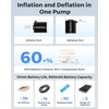 image:imageFLEXTAILGEAR 4kPa Air Pump for Inflatables Portable Air Mattress Pump Mini Camping Air Pump Rapid InDeflation with 180 Lmin Airflow for Sleeping Pads Pool FloatSwimming Ring Vacuum Storage Bagsblackcamping light