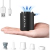 image:imageFLEXTAILGEAR 4kPa Air Pump for Inflatables Portable Air Mattress Pump Mini Camping Air Pump Rapid InDeflation with 180 Lmin Airflow for Sleeping Pads Pool FloatSwimming Ring Vacuum Storage Bagsblack