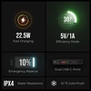 image:imageFLEXTAILGEAR 5000mAh Power Bank UltraLightweight Outdoor Portable Power Bank Outdoor Travel Fast Charging Waterproof Carbon Fiber Slim USBC Power Portable Charger Battery Pack for Phones