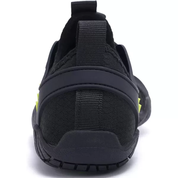 Quickshark Kids Water Shoes Boys Girls Barefoot Aqua Socks Outdoor Indoor Quick Dry Sandals Lightweight Slip On Walking Sneakers for Beach Pool Swim Little KidBig Kid9black
