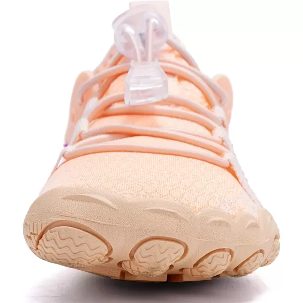 Quickshark Kids Water Shoes Boys Girls Barefoot Aqua Socks Outdoor Indoor Quick Dry Sandals Lightweight Slip On Walking Sneakers for Beach Pool Swim Little KidBig Kid9pink