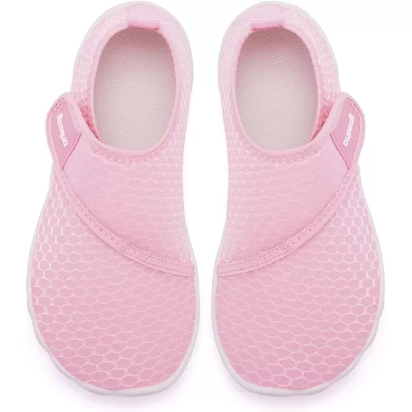 Racqua Boys Kids Water Shoes Girls NonSlip Swim Beach Sports Pool Breathable Shoes Quick Dry Lightweight Outdoor Aqua ShoesLittle KidBig KidWzk168pink