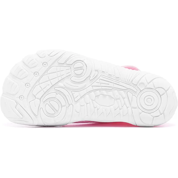 Racqua Boys Kids Water Shoes Girls NonSlip Swim Beach Sports Pool Breathable Shoes Quick Dry Lightweight Outdoor Aqua ShoesLittle KidBig KidWzk168pink