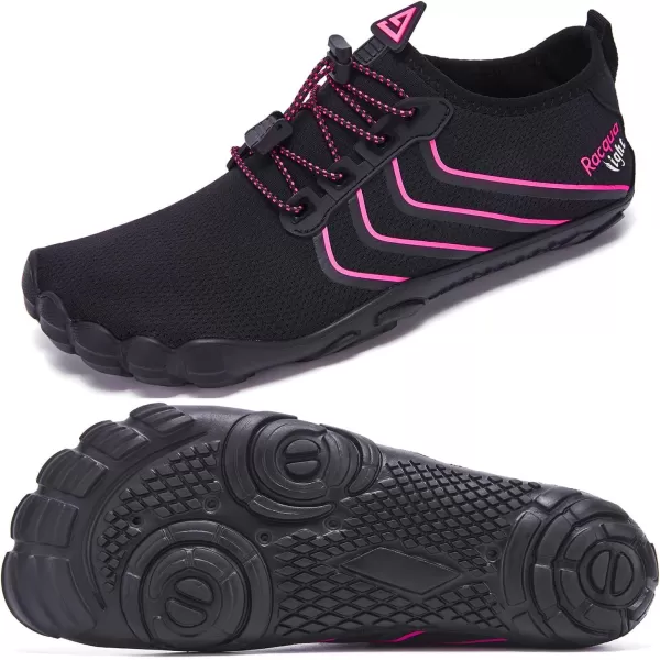 Racqua EVA Sole Ultra Light Water Shoes Men WomenCq171wblackRose
