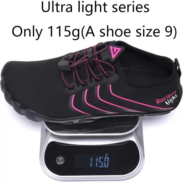 Racqua EVA Sole Ultra Light Water Shoes Men WomenCq171wblackRose