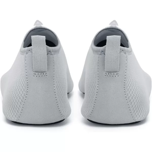 Racqua Men ampamp Women Water Shoes Barefoot QuickDry Beach Swim Yoga SocksBd104grey