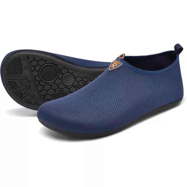 Racqua Men ampamp Women Water Shoes Barefoot QuickDry Beach Swim Yoga SocksBd104mnavy