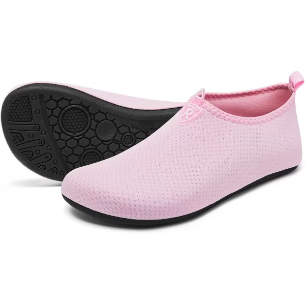 Racqua Men ampamp Women Water Shoes Barefoot QuickDry Beach Swim Yoga SocksBd104pink