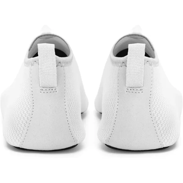 Racqua Men ampamp Women Water Shoes Barefoot QuickDry Beach Swim Yoga SocksBd104white